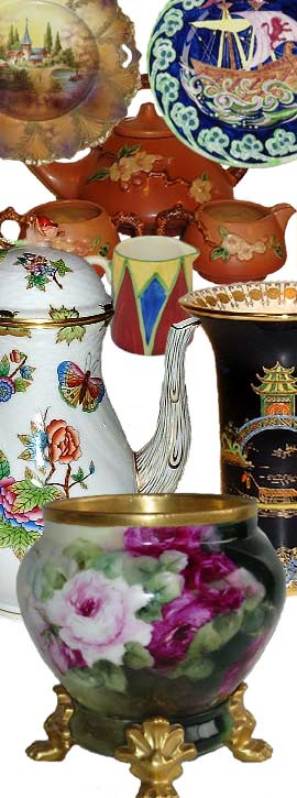 RS Prussia Limoges porcelain pottery ceramics Roseville
